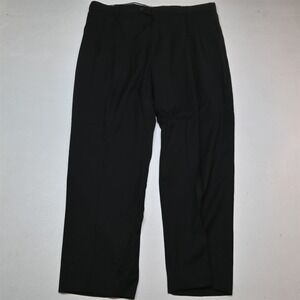 Ballin 38x32 Black 100% Wool Pleated Classic Dress Mens Pants